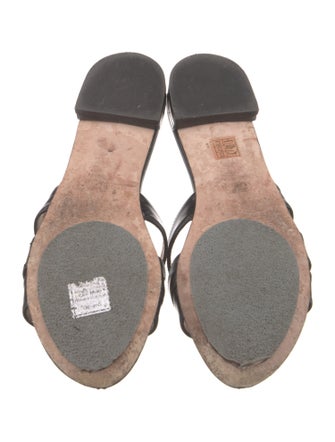 Stuart Weitzman Leather Slides