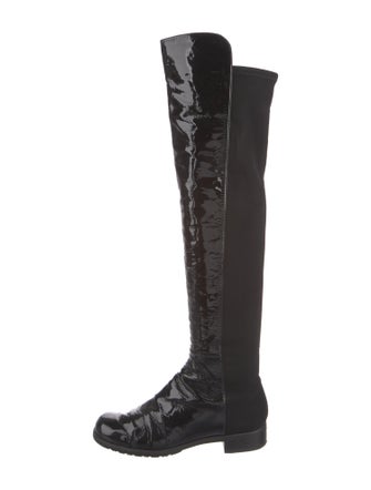 Stuart Weitzman Patent Leather Boots