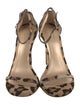 Stuart Weitzman Ponyhair Printed Sandals