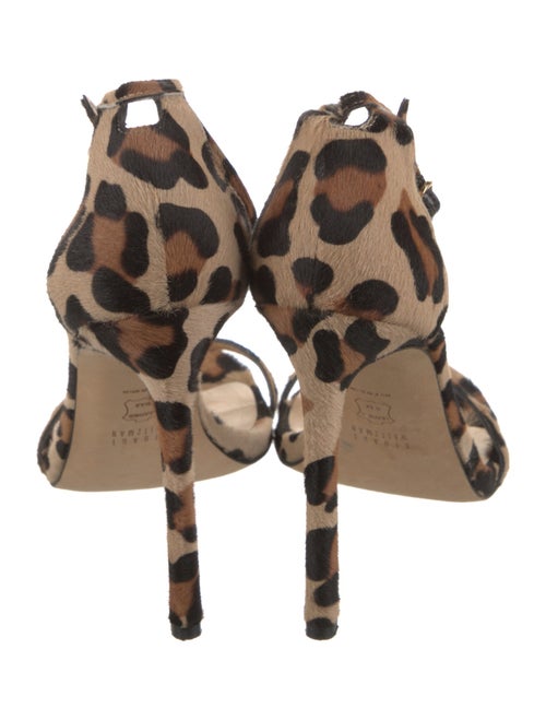 Stuart Weitzman Ponyhair Printed Sandals