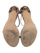 Stuart Weitzman Ponyhair Printed Sandals