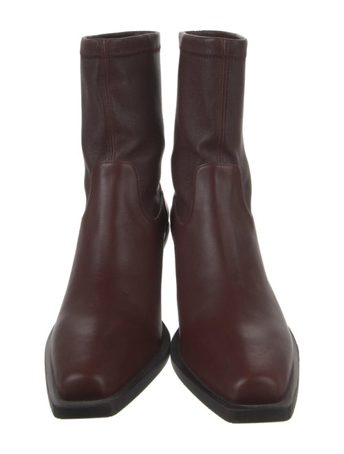 Stuart Weitzman Leather Sock Boots