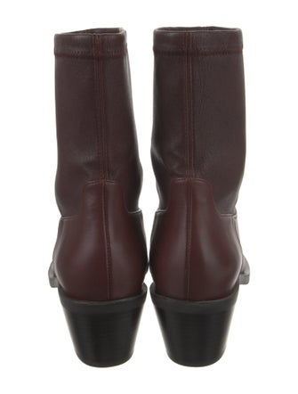 Stuart Weitzman Leather Sock Boots
