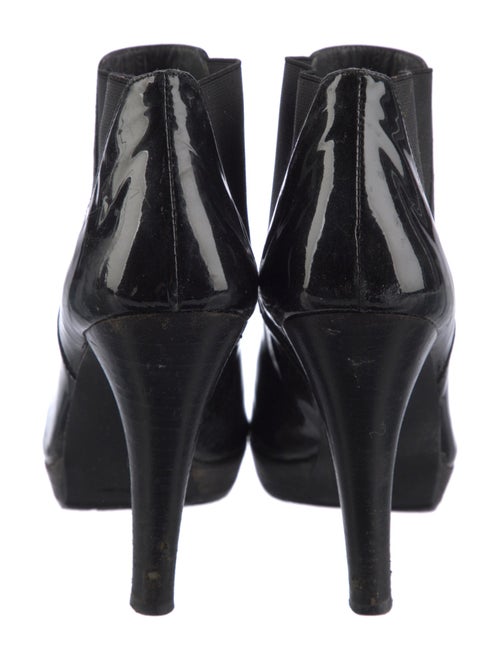 Stuart Weitzman Patent Leather Chelsea Boots