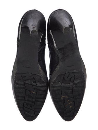 Stuart Weitzman Patent Leather Chelsea Boots