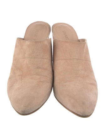 Stuart Weitzman Suede Mules