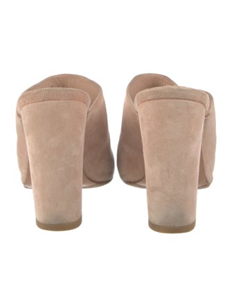 Stuart Weitzman Suede Mules