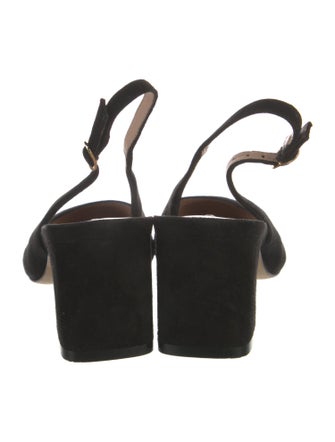 Stuart Weitzman Suede Slingback Pumps