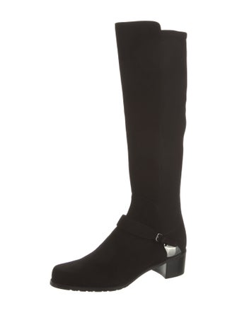 Stuart Weitzman Caballero Suede Riding Boots