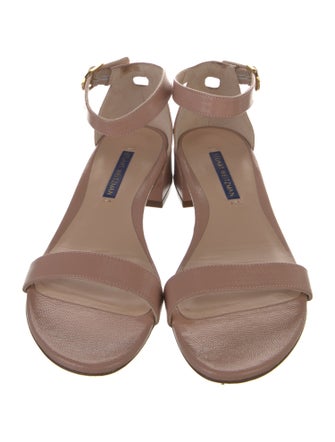 Stuart Weitzman Patent Leather Sandals