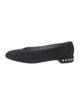 Stuart Weitzman Suede Studded Accents Flats