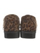 Stuart Weitzman Suede Animal Print Loafers
