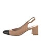 Stuart Weitzman Leather Slingback Pumps