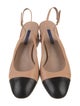 Stuart Weitzman Leather Slingback Pumps