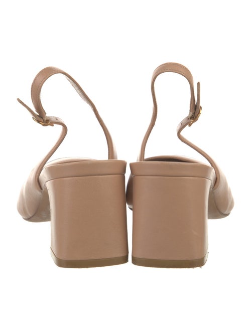 Stuart Weitzman Leather Slingback Pumps