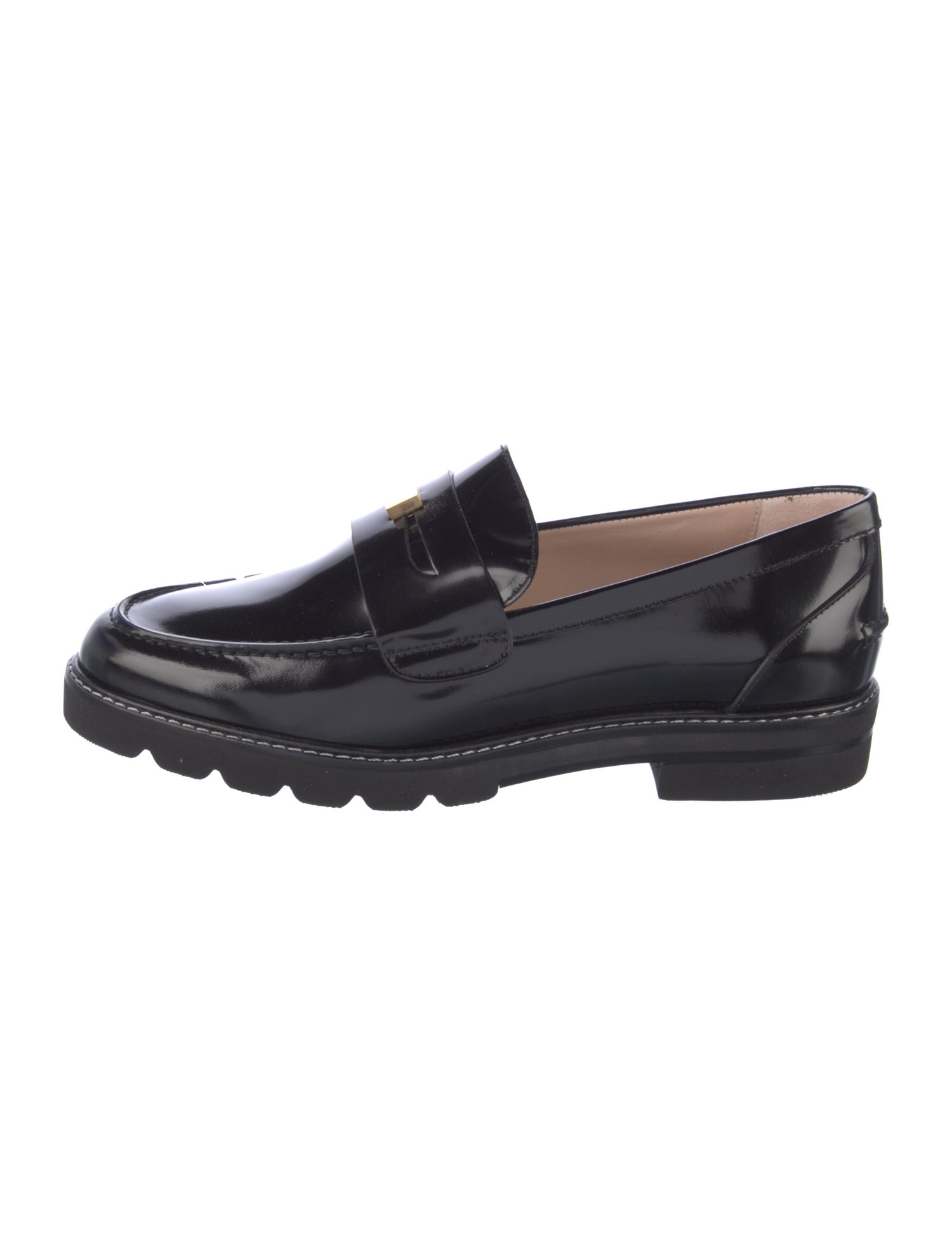Stuart Weitzman Patent Leather Loafers w/ Tags