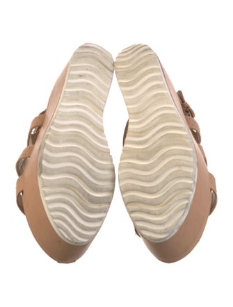 Stuart Weitzman Leather Studded Accents Sandals