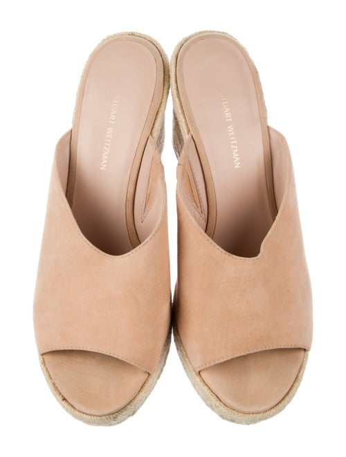 Stuart Weitzman Suede Mules