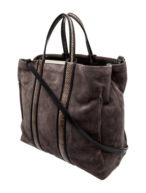 Stuart Weitzman Suede Top Handle Bag