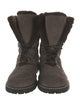 Stuart Weitzman Suede Combat Boots