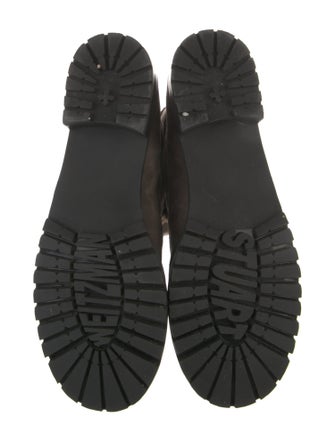 Stuart Weitzman Suede Combat Boots