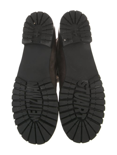 Stuart Weitzman Suede Combat Boots