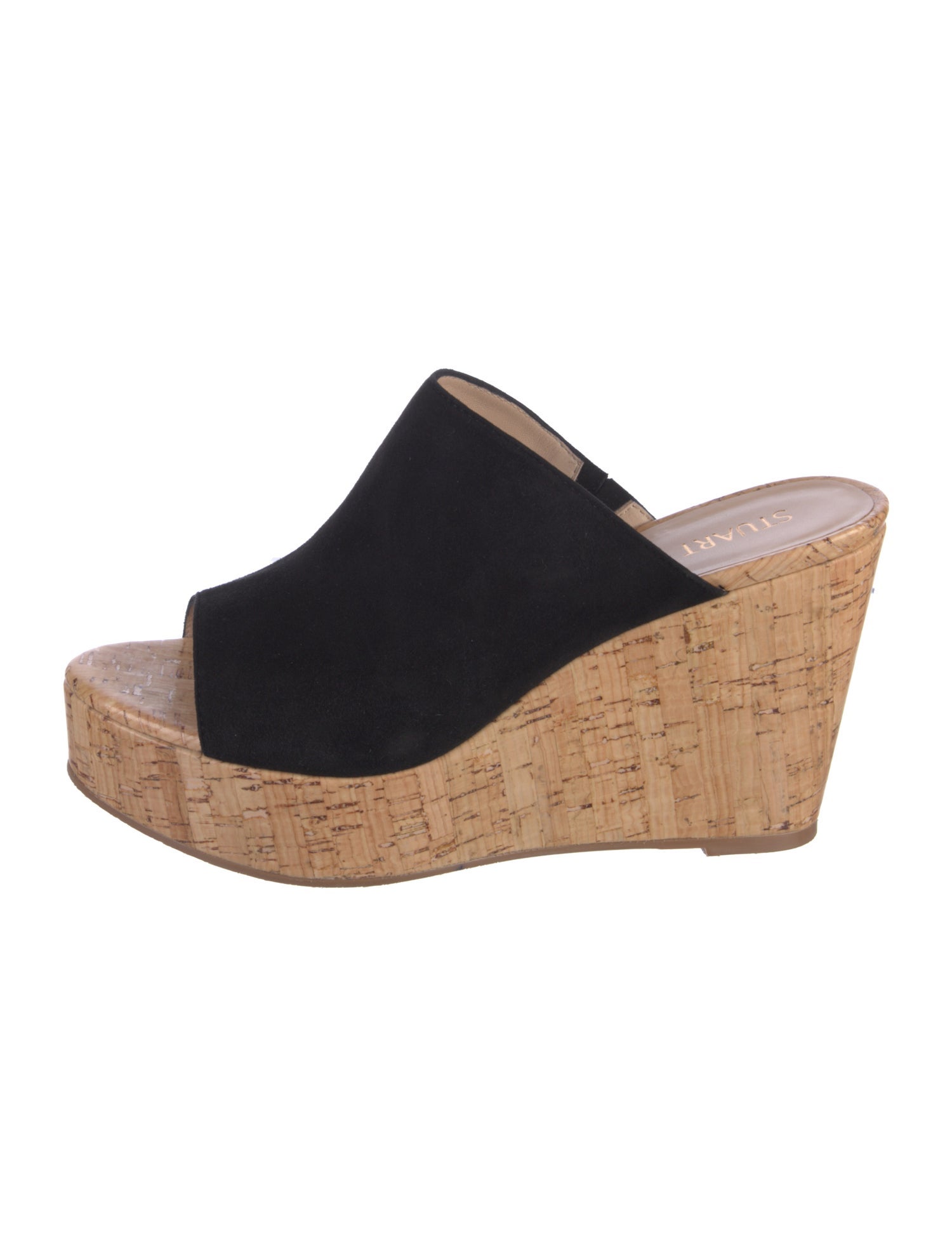 Stuart Weitzman Suede Slides