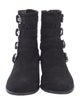 Stuart Weitzman Suede Lace-Up Boots