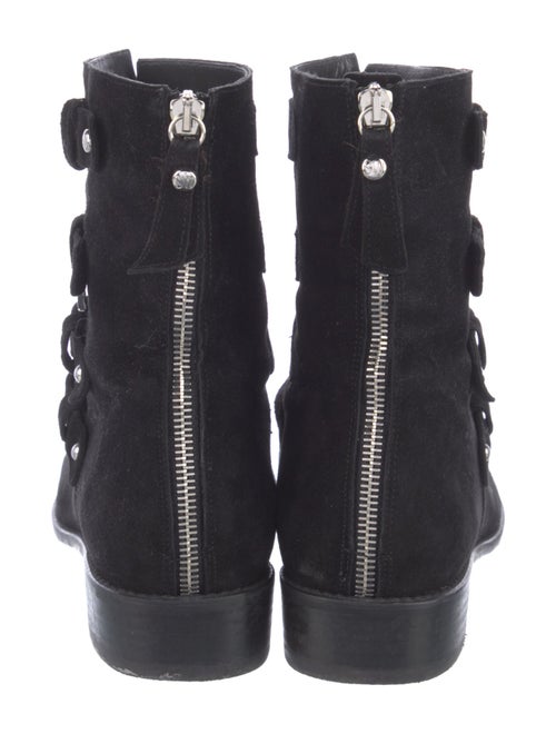 Stuart Weitzman Suede Lace-Up Boots