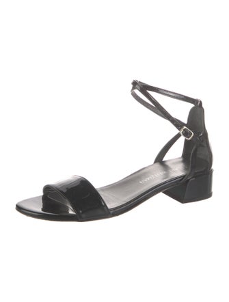 Stuart Weitzman Patent Leather Sandals