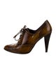 Stuart Weitzman Leather Lasercut Accents Pumps