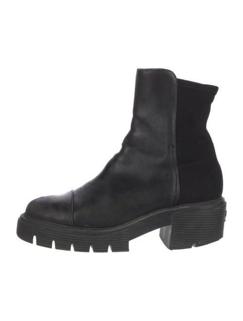 Stuart Weitzman Leather Combat Boots