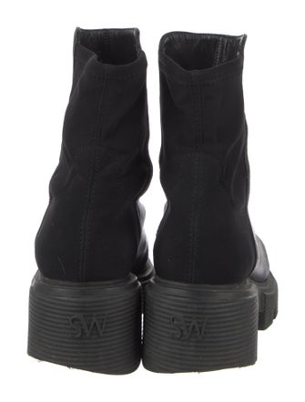 Stuart Weitzman Leather Combat Boots