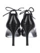 Stuart Weitzman Patent Leather Bow Accents Pumps