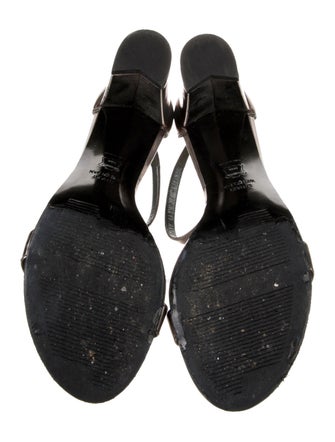 Stuart Weitzman Patent Leather Sandals