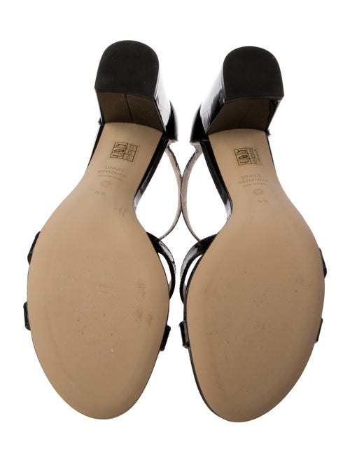 Stuart Weitzman Patent Leather Sandals