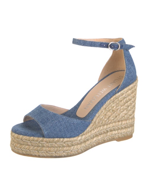 Stuart Weitzman Denim Espadrilles