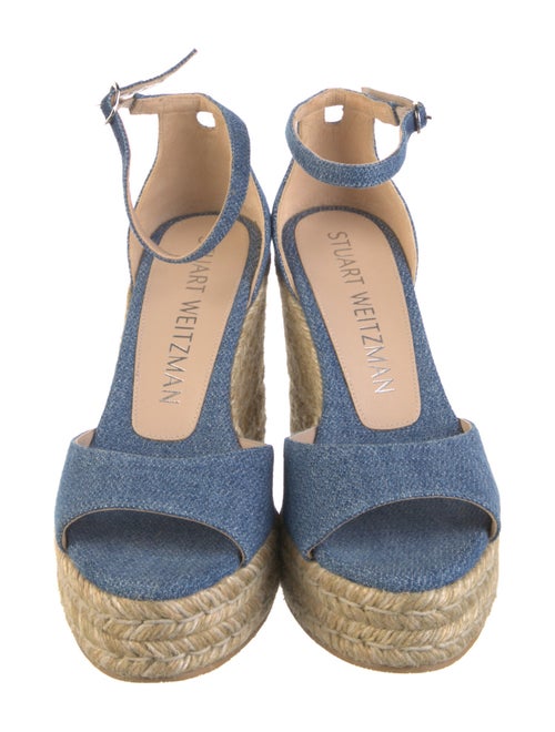 Stuart Weitzman Denim Espadrilles