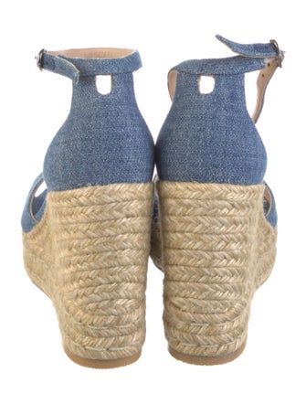 Stuart Weitzman Denim Espadrilles
