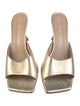 Stuart Weitzman Leather Slides