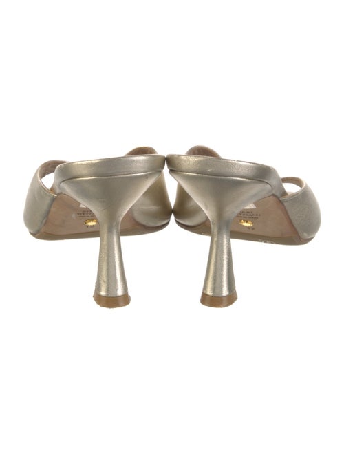 Stuart Weitzman Leather Slides