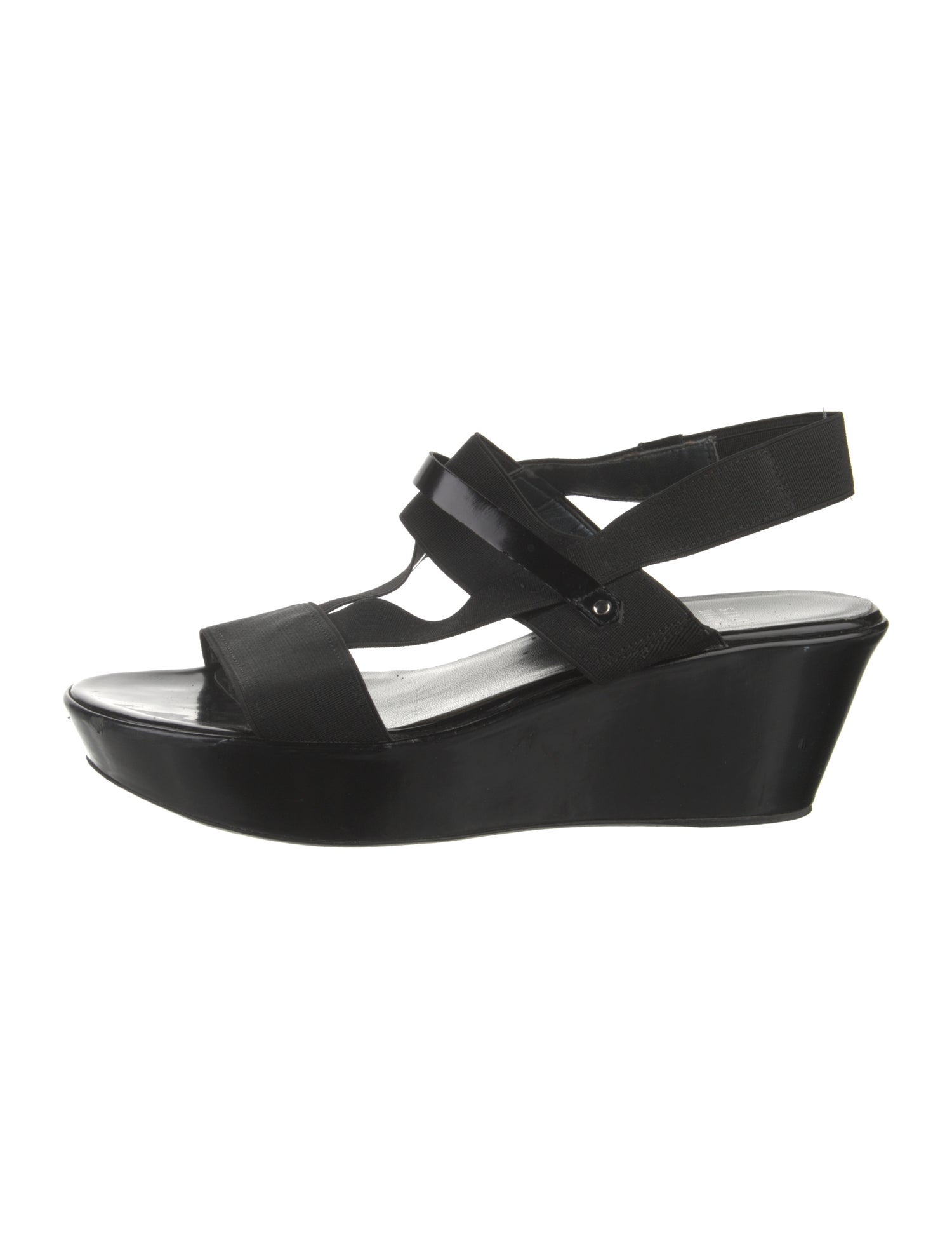 Stuart Weitzman Nylon Cutout Accent Sandals