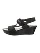 Stuart Weitzman Nylon Cutout Accent Sandals