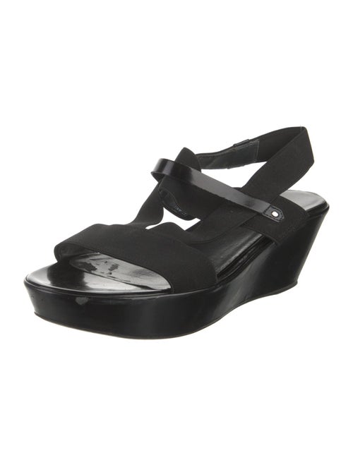 Stuart Weitzman Nylon Cutout Accent Sandals