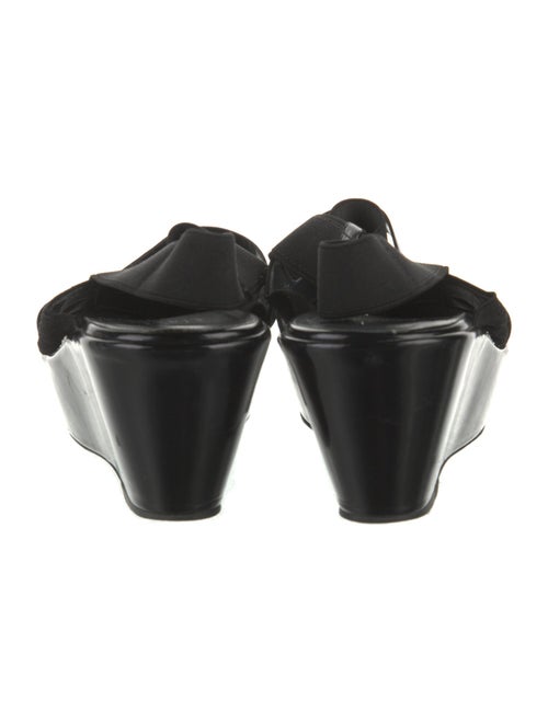 Stuart Weitzman Nylon Cutout Accent Sandals