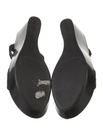 Stuart Weitzman Nylon Cutout Accent Sandals