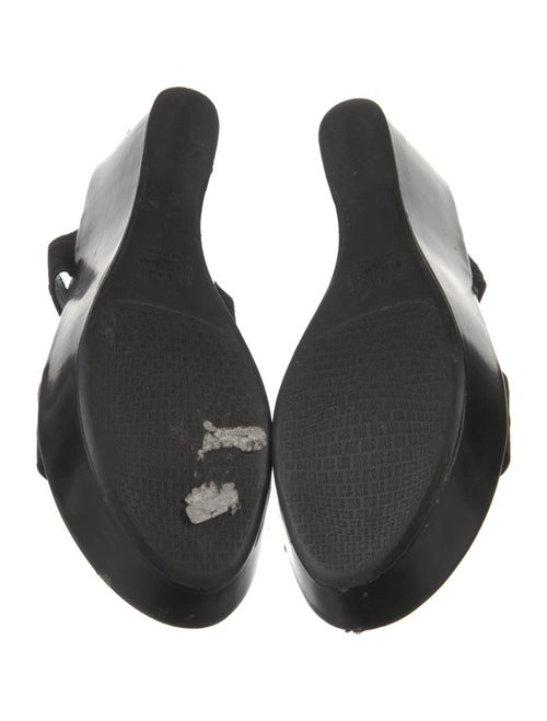 Stuart Weitzman Nylon Cutout Accent Sandals