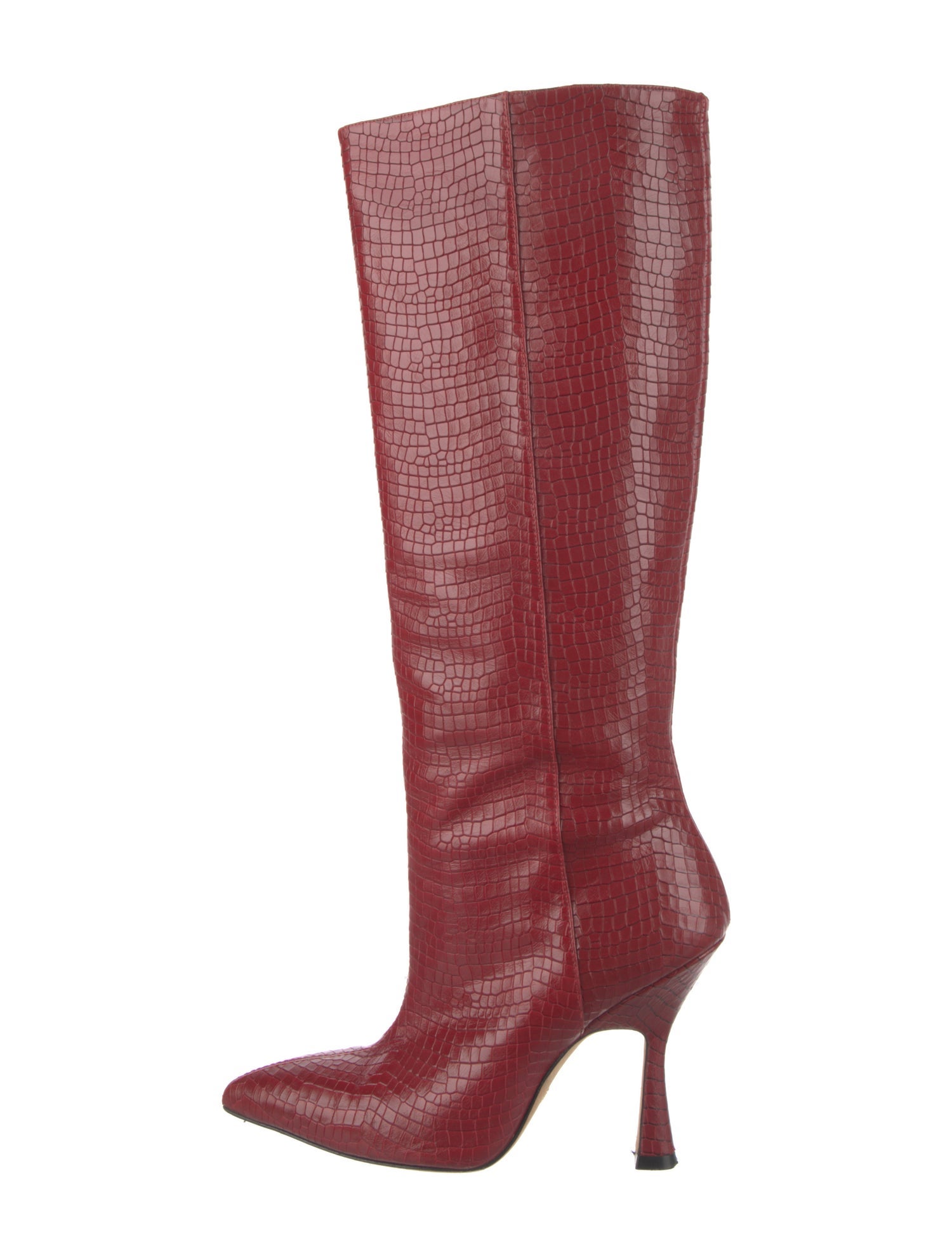 Stuart Weitzman Leather Animal Print Boots