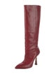 Stuart Weitzman Leather Animal Print Boots