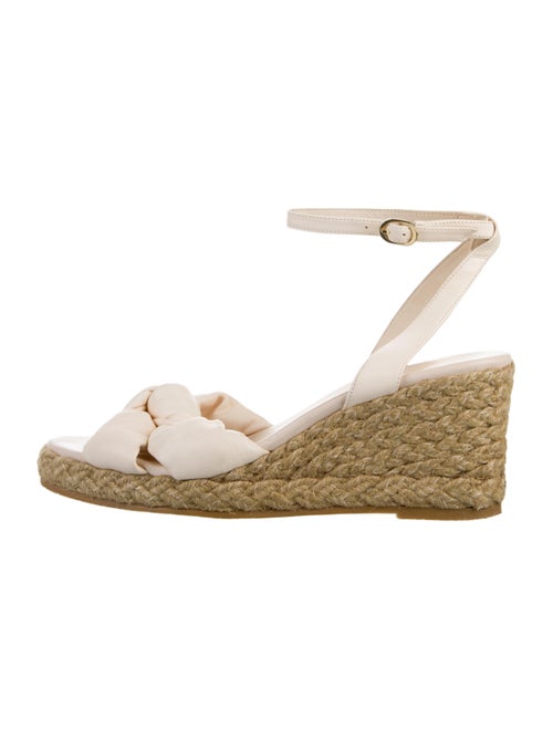 Stuart Weitzman Leather Espadrilles